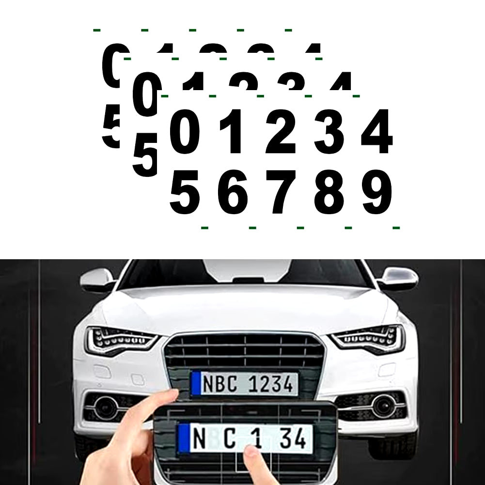 License Plate Sticker Invisible