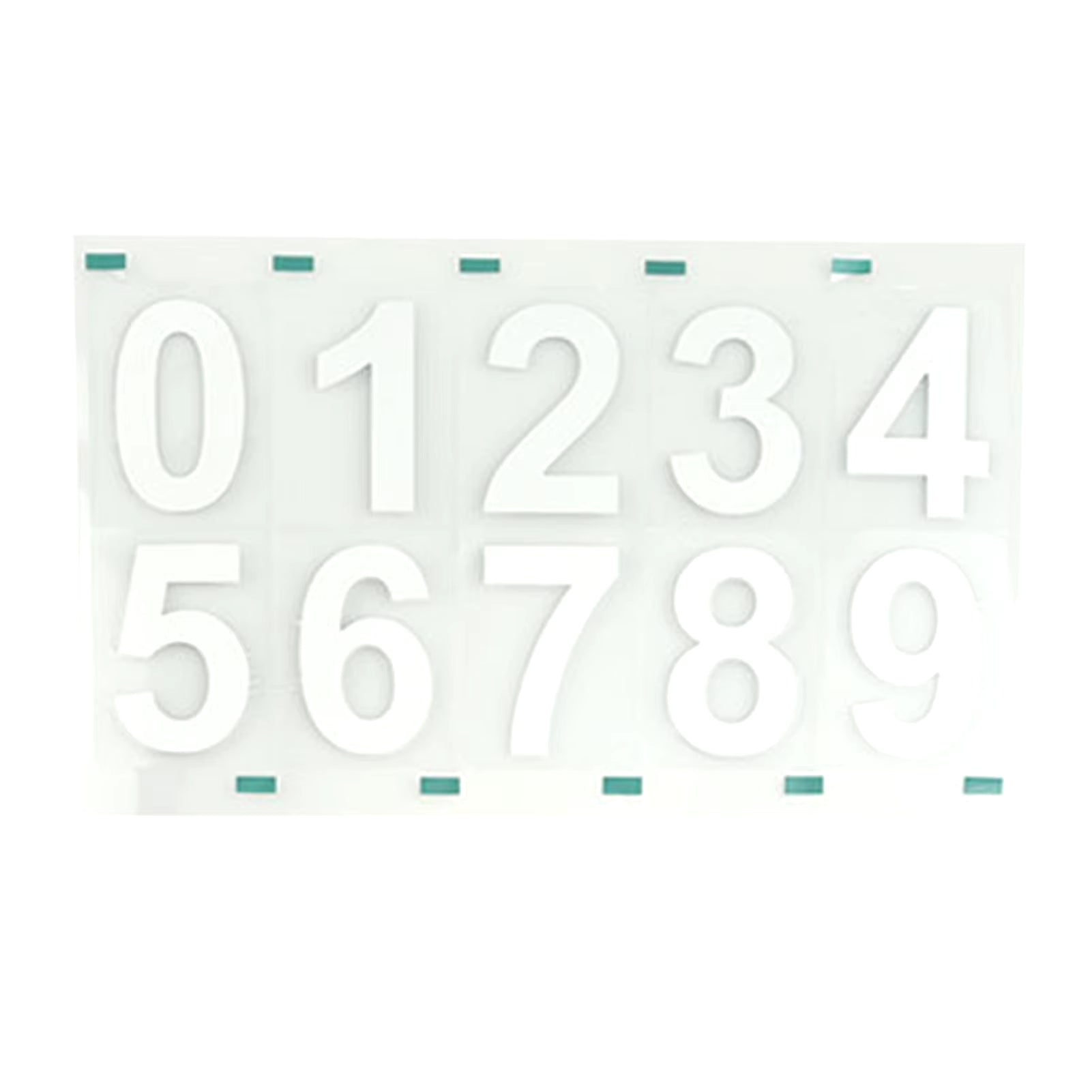 0-9 Recognizable Reflective Mailbox Number Sticker for outside Address Door Car Window Sign Number Sticker Decal