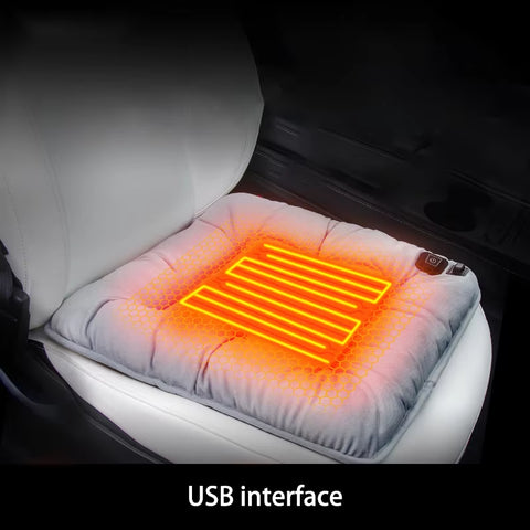 Easy Control Fast Heating Non-Slip Heated Winter Seat Cushion for Car