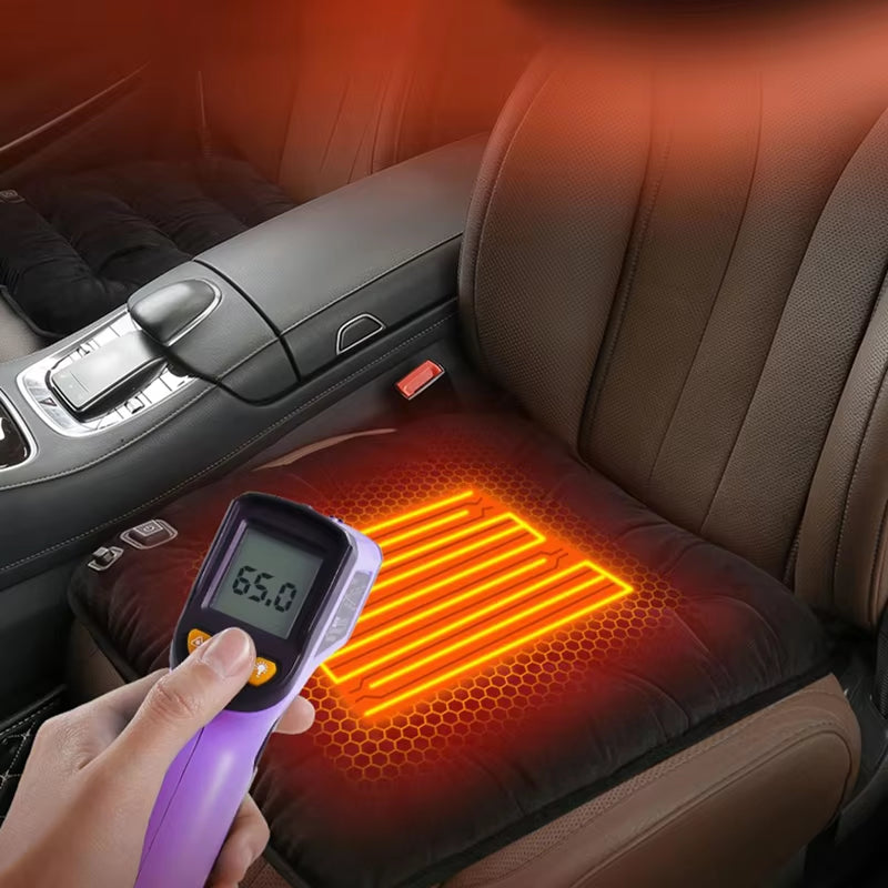 Easy Control Fast Heating Non-Slip Heated Winter Seat Cushion for Car