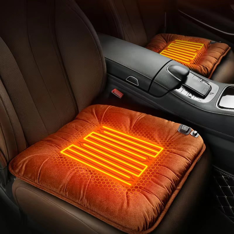 Easy Control Fast Heating Non-Slip Heated Winter Seat Cushion for Car